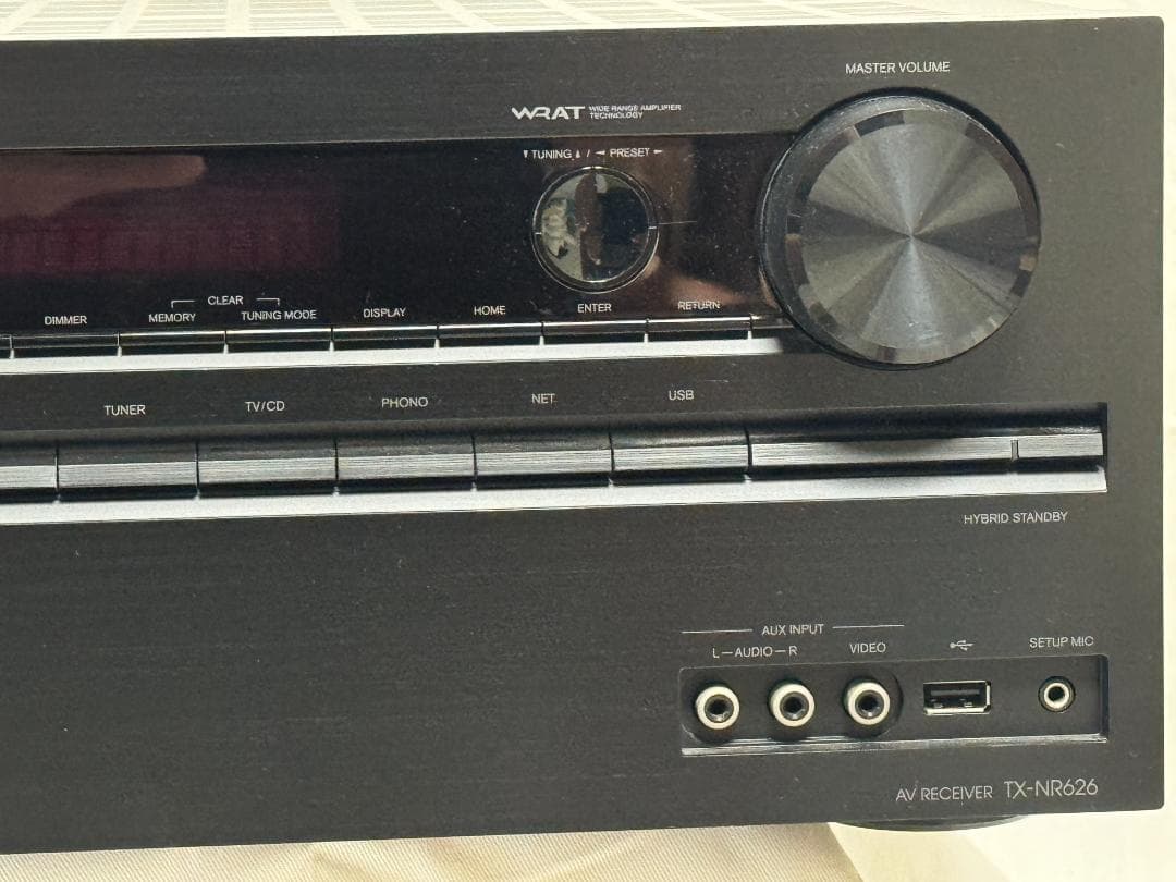 ONKYO AVレシーバー 7.1ch対応 TX-NR626
