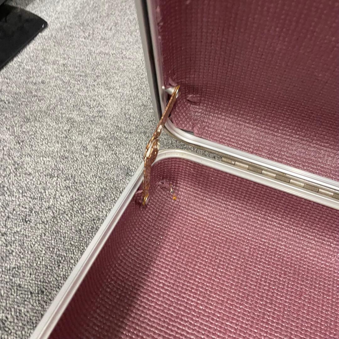 ゼロハリエバートン アタッシュケース クリアハンドル シルバー