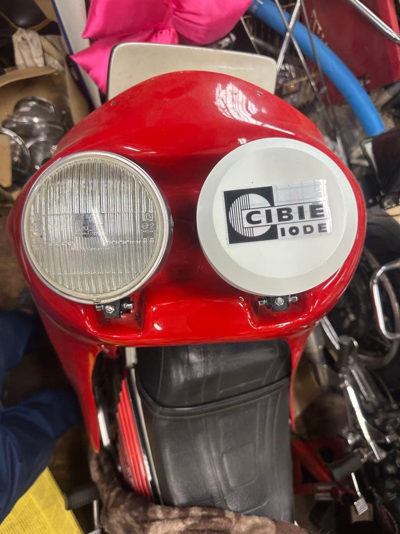 当時物デュアルカウル用CIBIEフォグランプ/ライトカバー付シビエ