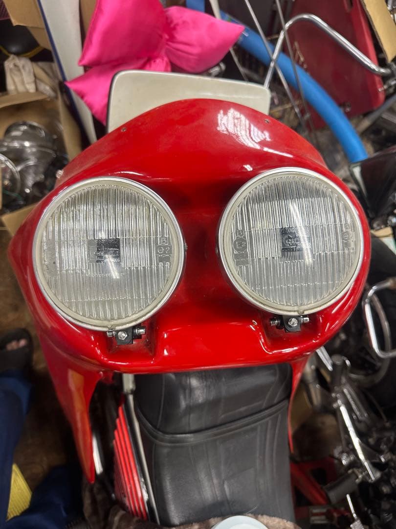 当時物デュアルカウル用CIBIEフォグランプ/ライトカバー付シビエ