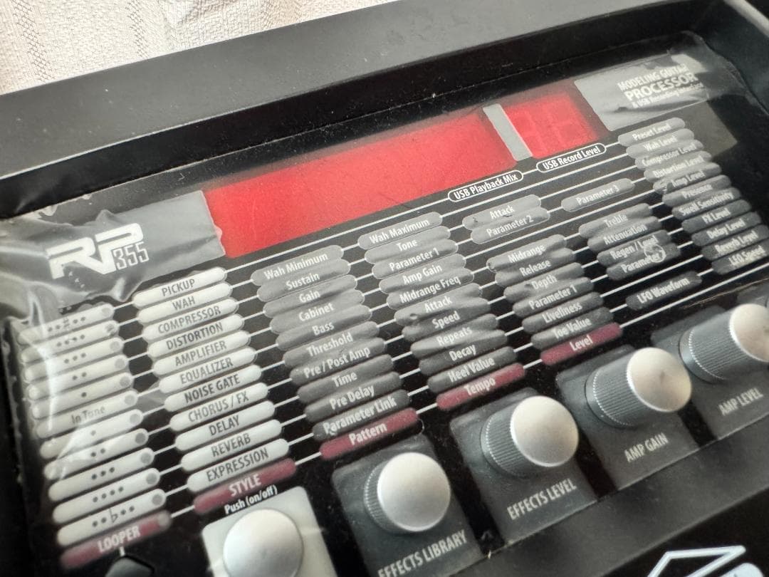 DigiTech RP355 マルチエフェクター 動作確認済み　説明書あり