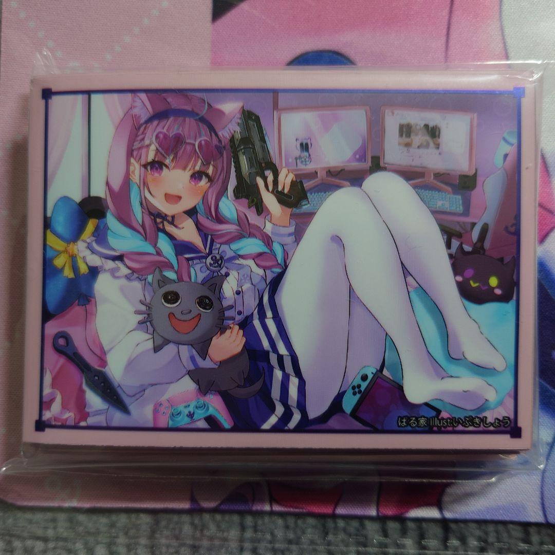 α1 ホロライブ サングラス&NEKO&銃 湊あくあ スリーブ&プレイマット