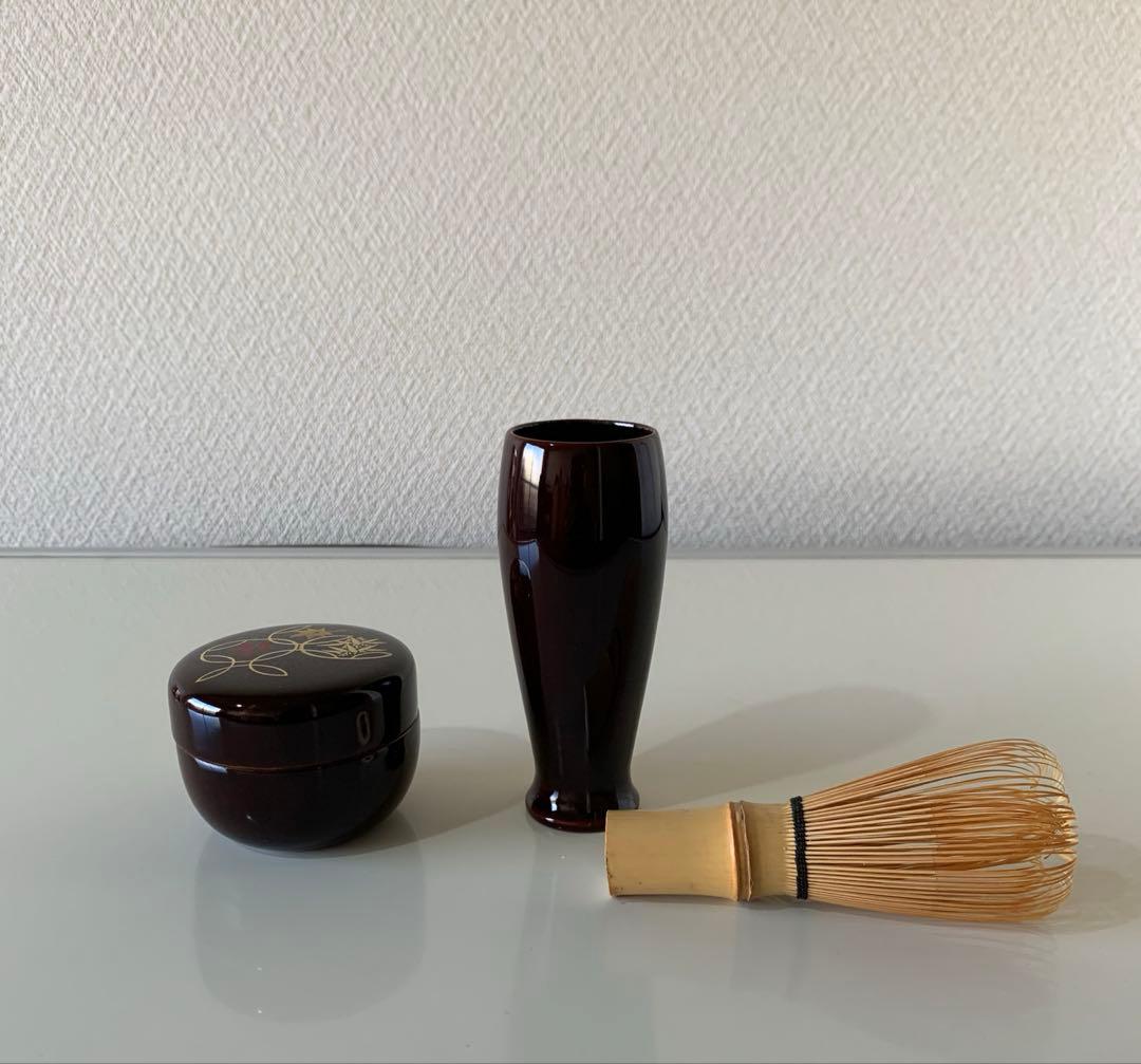 春慶塗　仁清　茶箱　茶道具