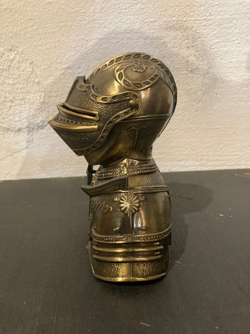 アルマニャック　ボトルカバー　部品外れ有　甲冑　金属製