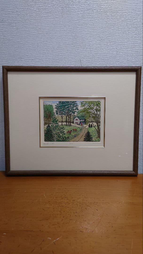 スーザン・ハント・ウォルコッツ　銅版画　JUNE