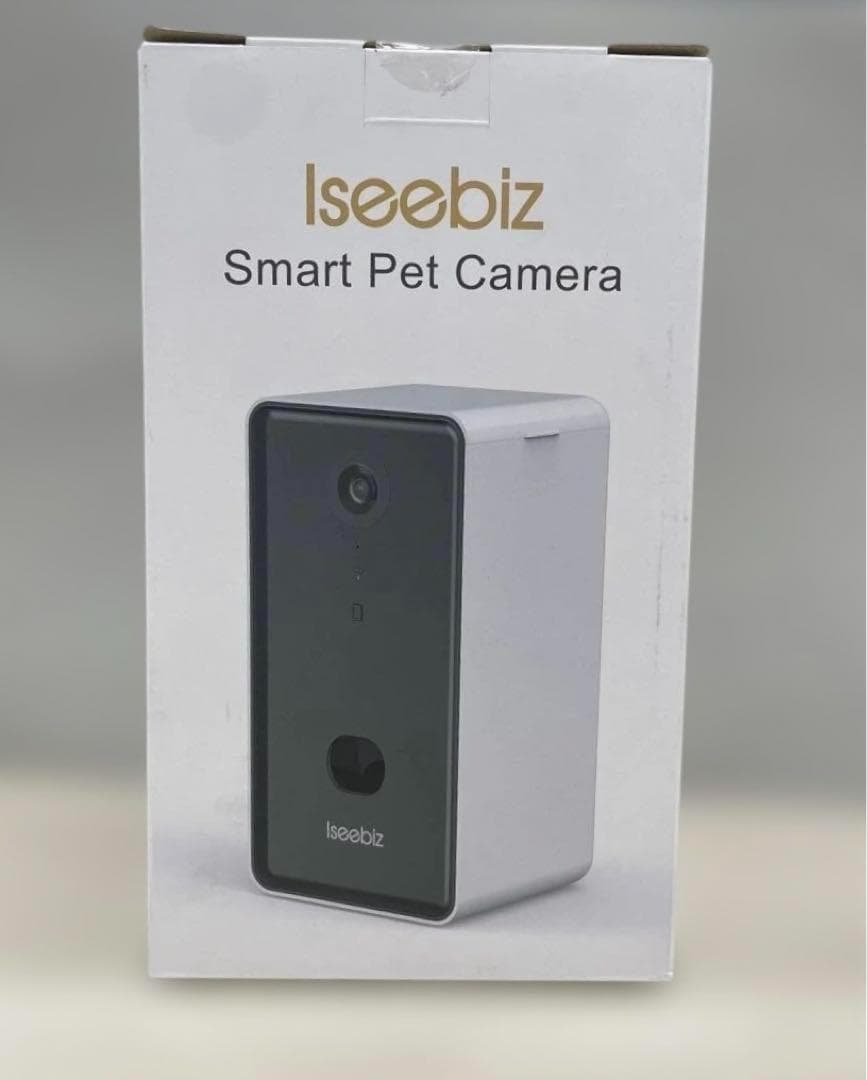 10008 Iseebiz ドッグカメラ 飛び出すおやつ　ホワイト