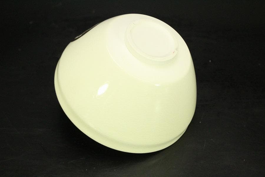 【未使用品】茶道具 清水焼 粟田窯 茶碗 金彩金葵紋 岡田暁山作 (メ1224)