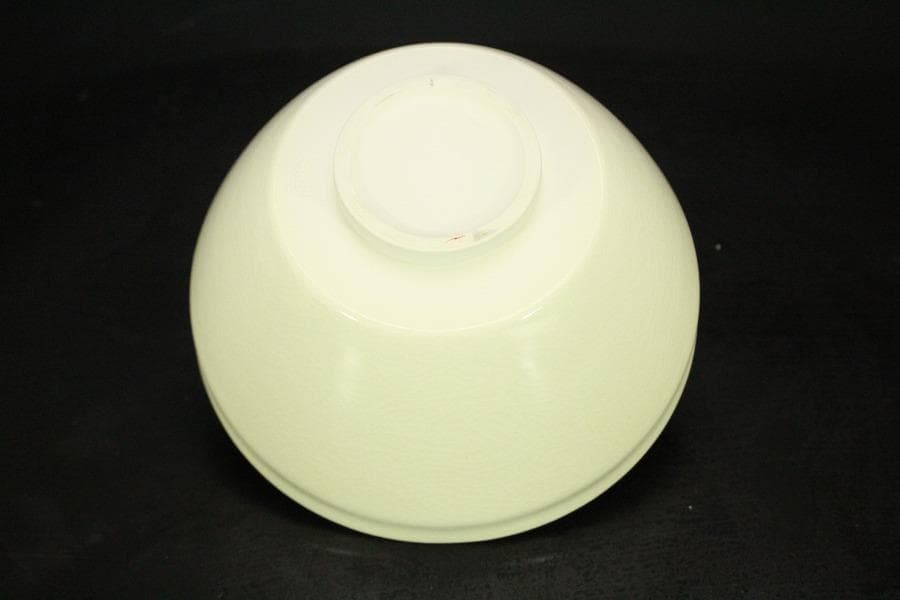 【未使用品】茶道具 清水焼 粟田窯 茶碗 金彩金葵紋 岡田暁山作 (メ1224)