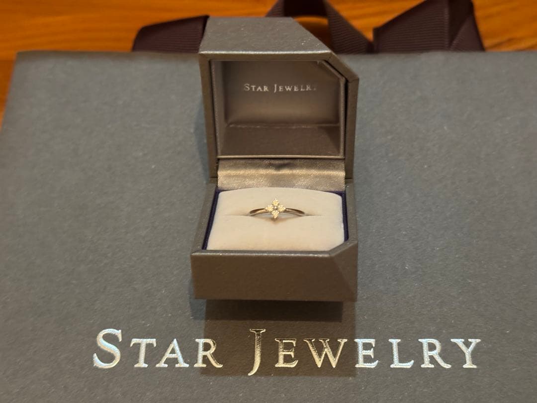 スタージュエリー0.13ctプラチナリング（7号）