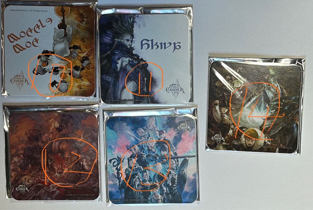 ファイナルファンタジー14  FF14 エオカフェ　コースター