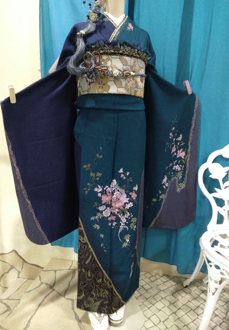 振袖フルセット、やまと誂製振袖、重ね衿、帯揚げ帯締め、西陣袋帯、襦袢、ガード加工