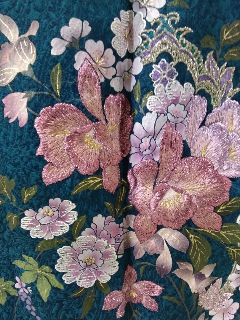 振袖フルセット、やまと誂製振袖、重ね衿、帯揚げ帯締め、西陣袋帯、襦袢、ガード加工