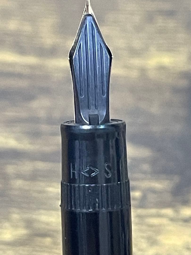 初代　ジャスタス　14金　ゴールド　万年筆　細字　パイロット　嵌合式