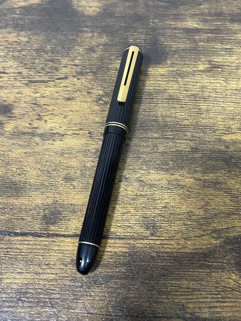 初代　ジャスタス　14金　ゴールド　万年筆　細字　パイロット　嵌合式