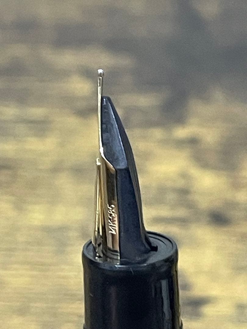 初代　ジャスタス　14金　ゴールド　万年筆　細字　パイロット　嵌合式