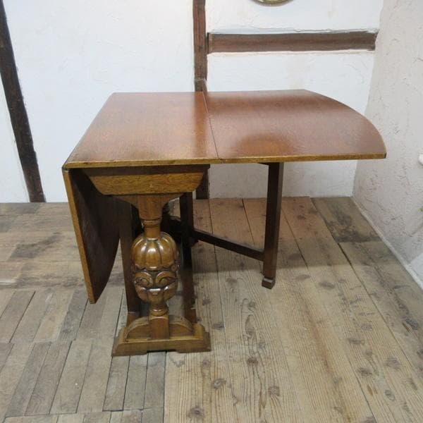 イギリス アンティーク 家具 ゲートレッグテーブル バタフライ 英国 6115e