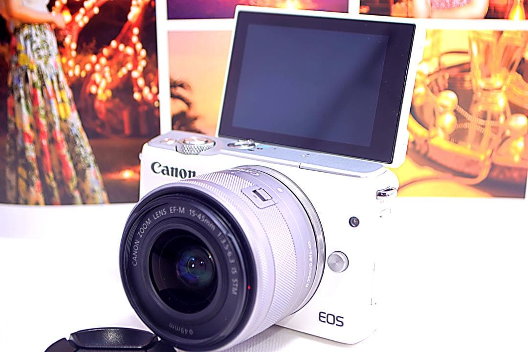 ❤️人気ホワイト❤️Wi-Fi &自撮り❤️Canon EOS M10