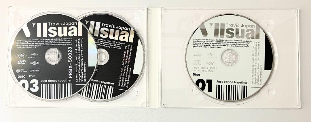 TravisJapan セカンドアルバム Vllsual FC限定盤（G790）