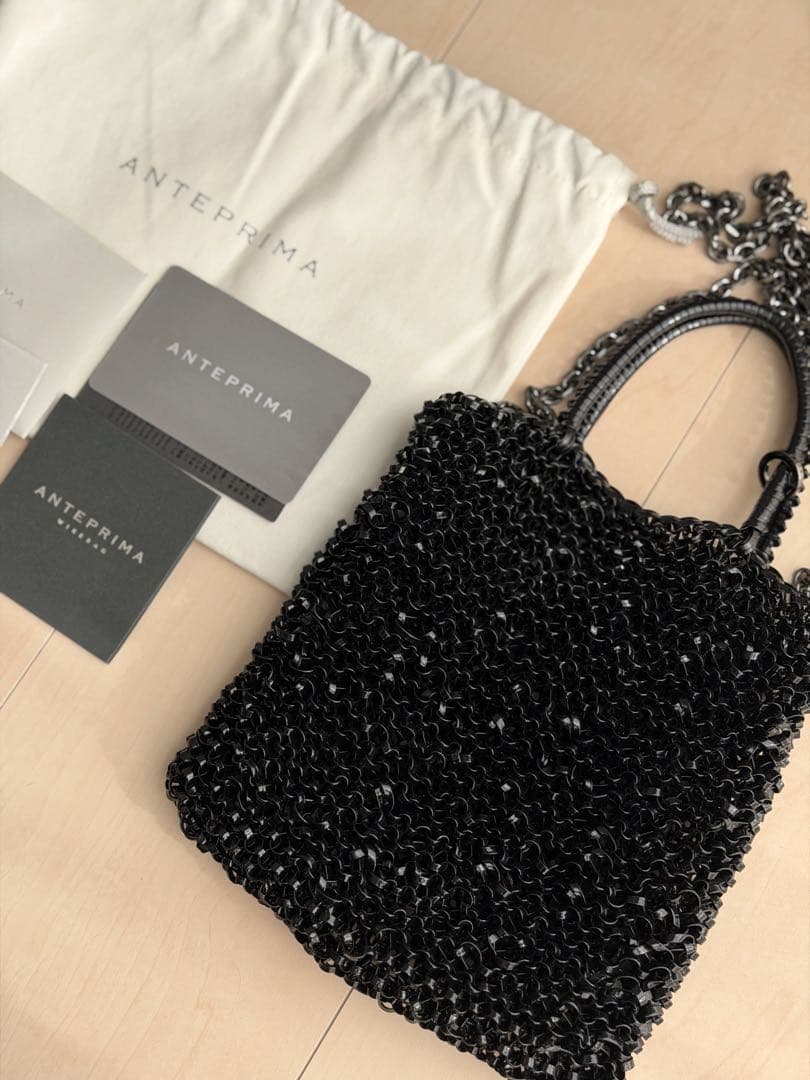 アンテプリマ♡スタンダード　ミニアトゥーラ　ブラック　ショルダーバッグ