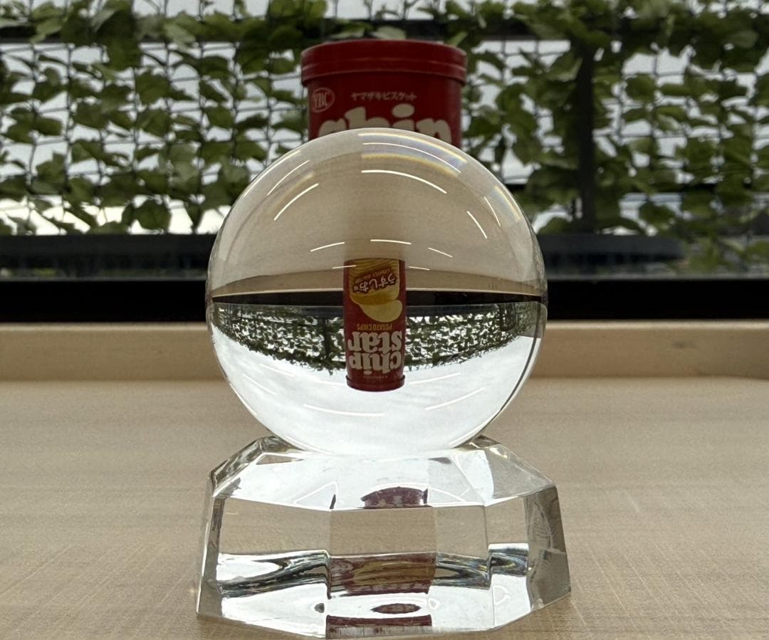 最高級　天然　無色透明　水晶玉 　５０mm