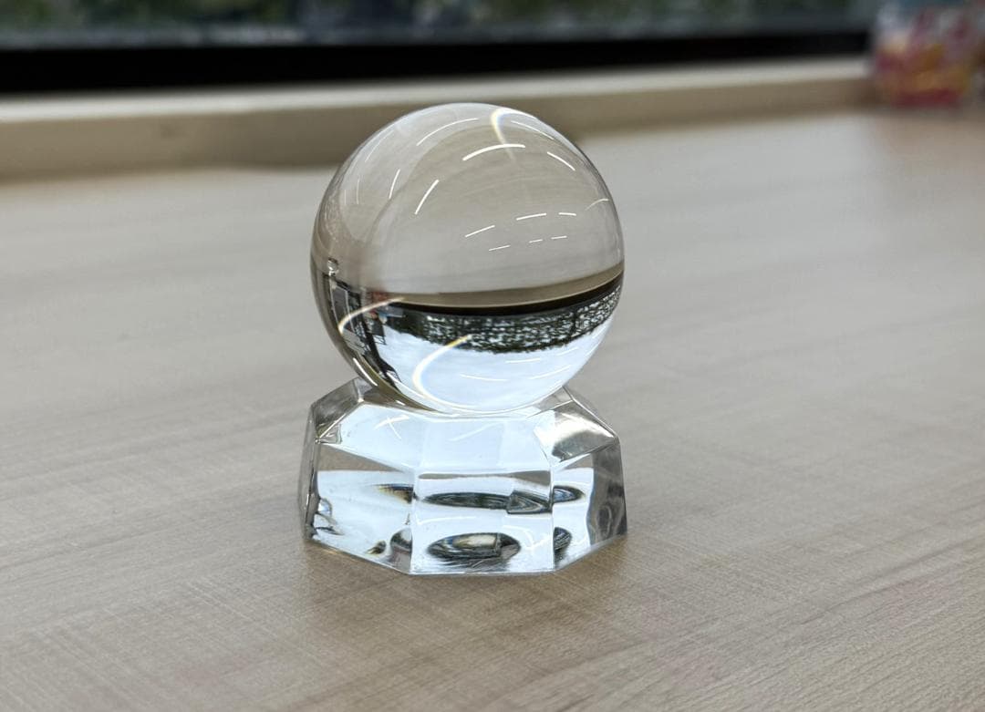 最高級　天然　無色透明　水晶玉 　５０mm