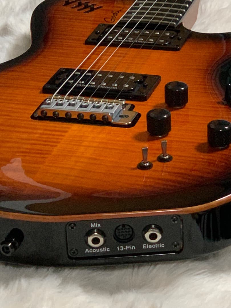 ギター Godin LGXT Cognac Burst Flame AAA