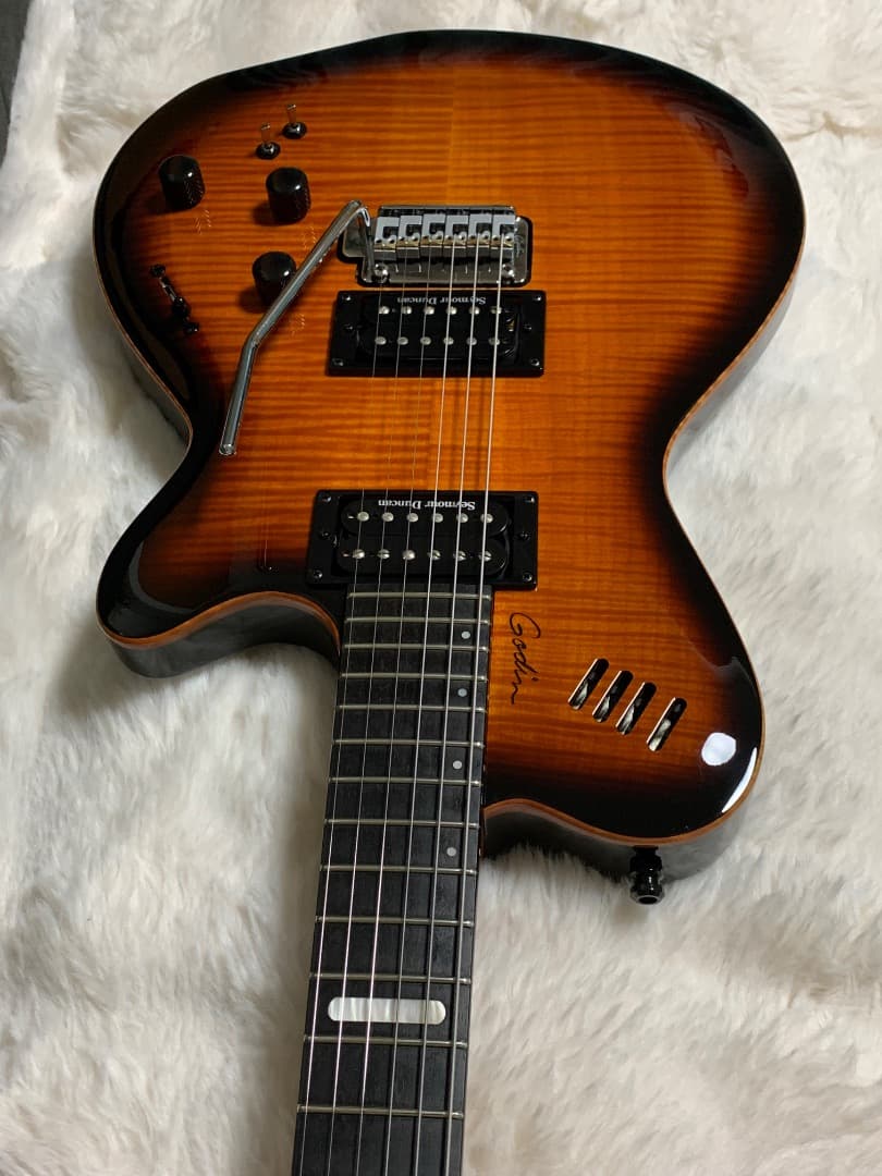 ギター Godin LGXT Cognac Burst Flame AAA