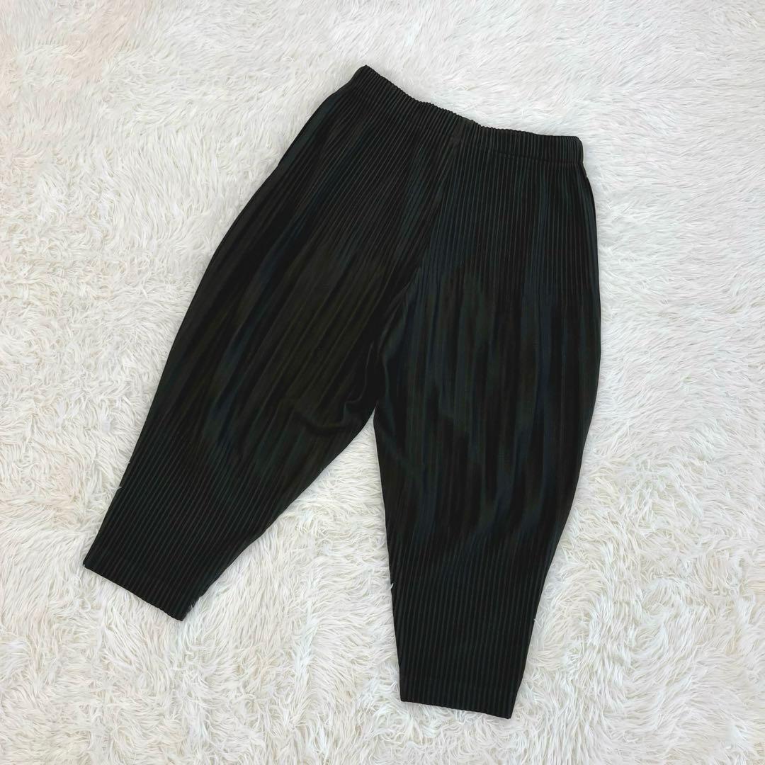 【美品】オムプリッセイッセイミヤケ・サルエルパンツ・プリーツ・