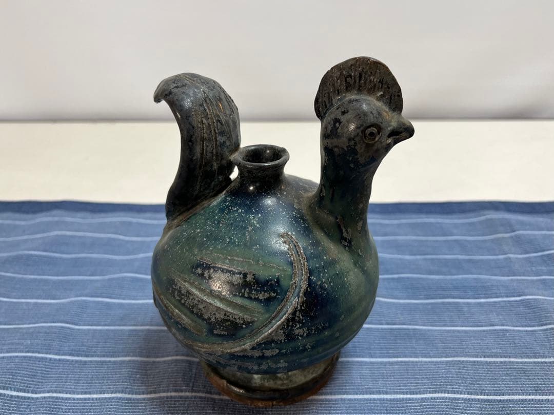 鳥の形の一輪挿し　オブジェ