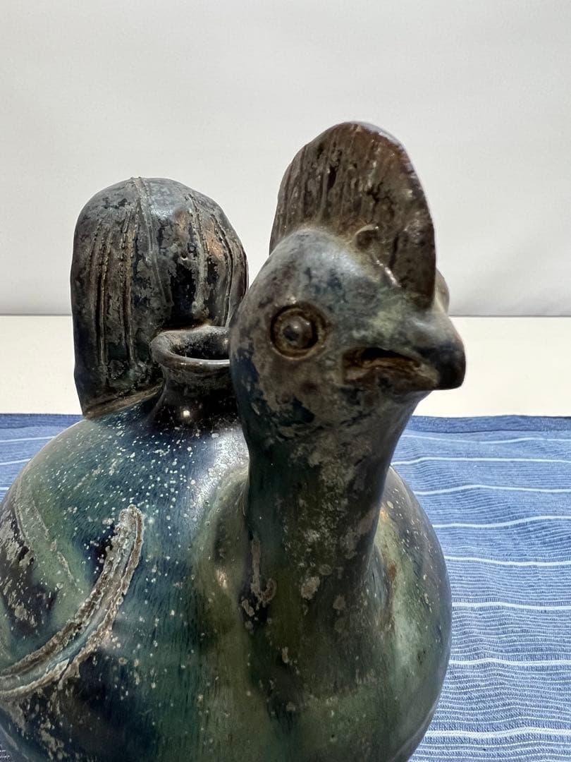 鳥の形の一輪挿し　オブジェ