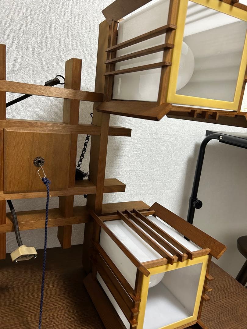 オーヤマ照明（オーデリック）和風 木製 吊り下げ照明　レトロ