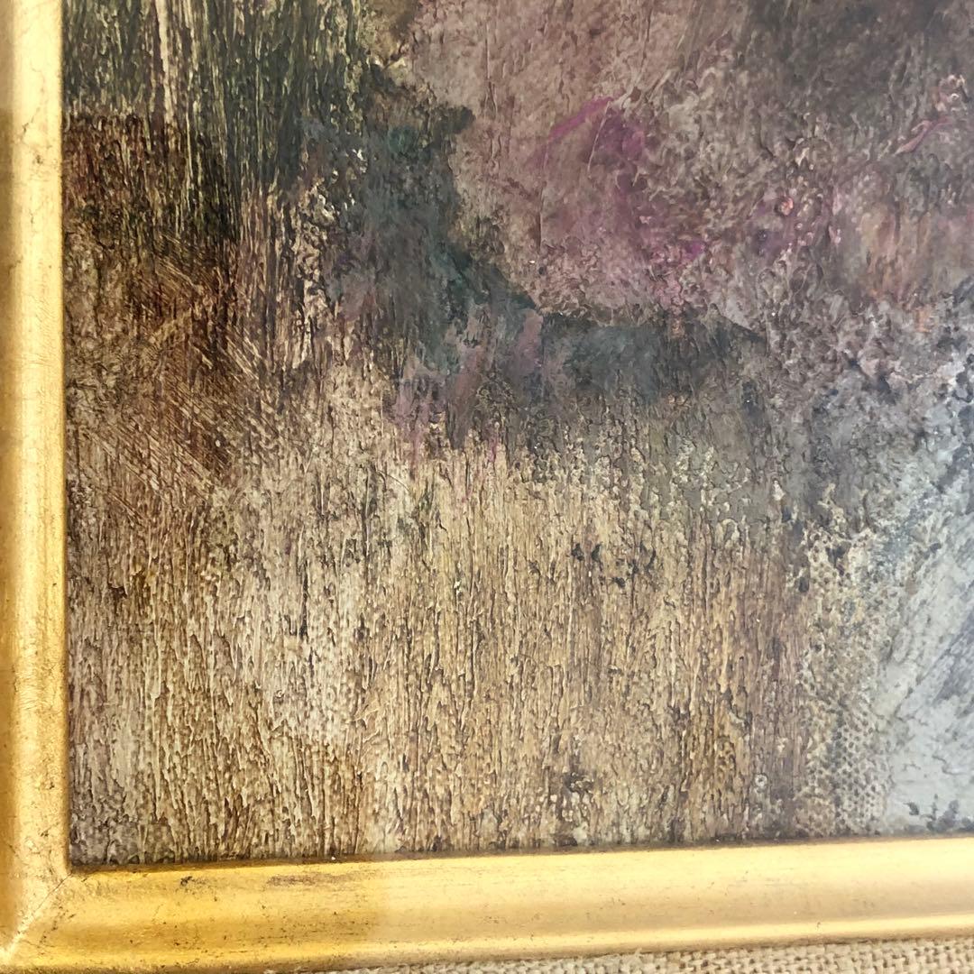 人形　藤島君子油絵　洋画家　肉筆画　銘入り　ドール　油絵