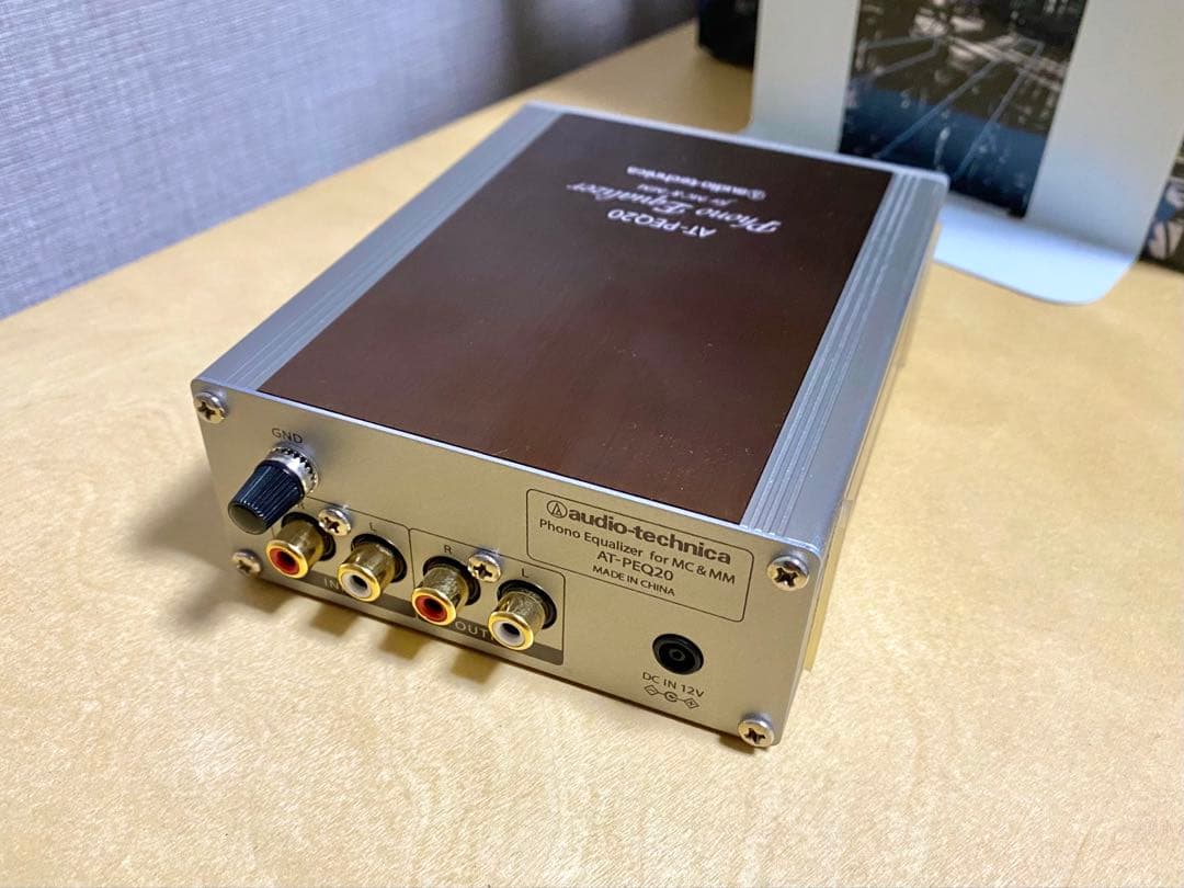 audio-technica フォノイコライザー AT-PEQ20 MC対応