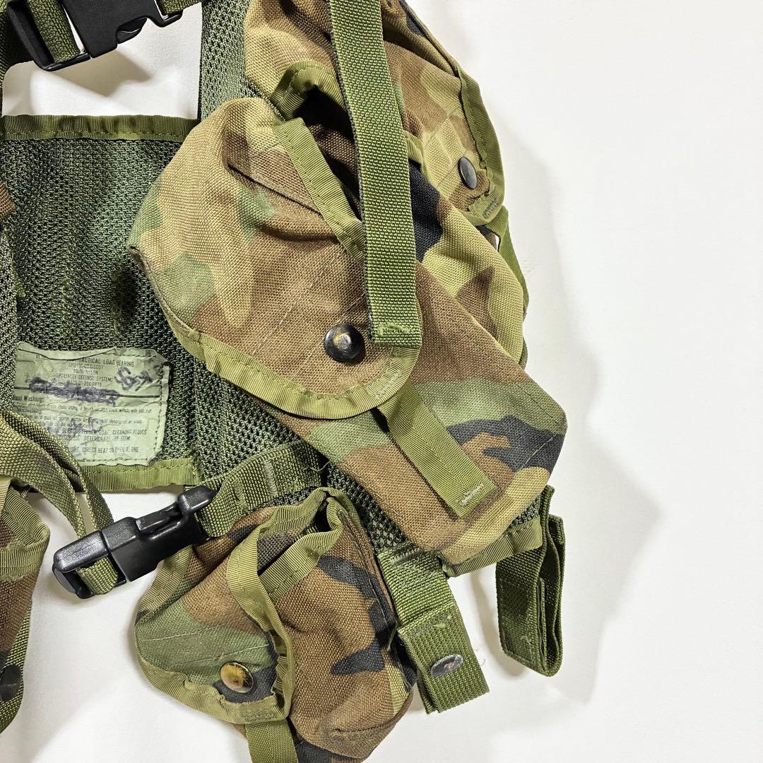 米軍 実物 タクティカルロードベアリングベスト 初期型モデル 迷彩