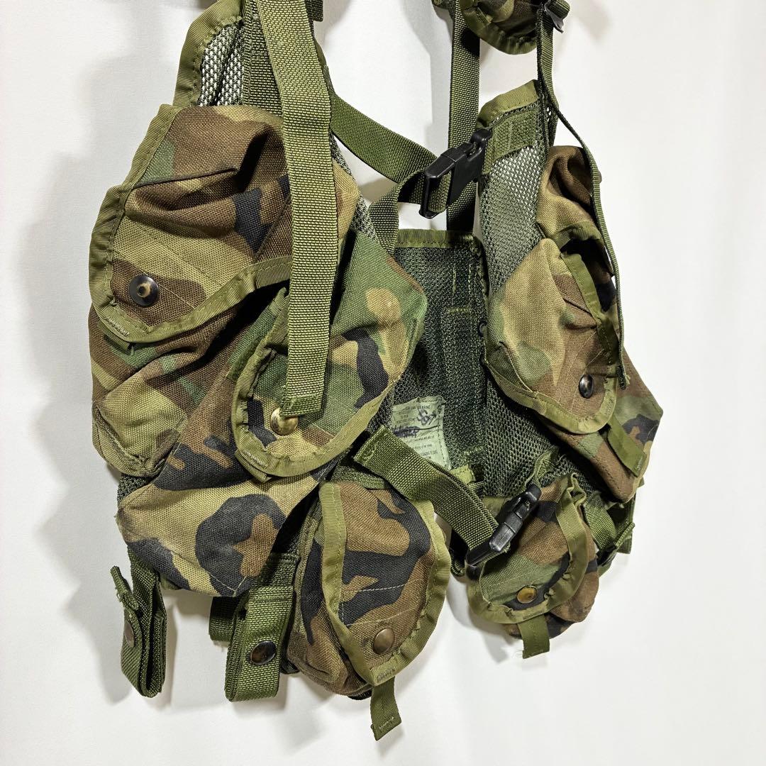米軍 実物 タクティカルロードベアリングベスト 初期型モデル 迷彩