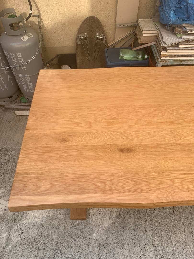 美品ダイニングテーブル 幅165cm タモ材 ウィドゥ・スタイル 食卓テーブル