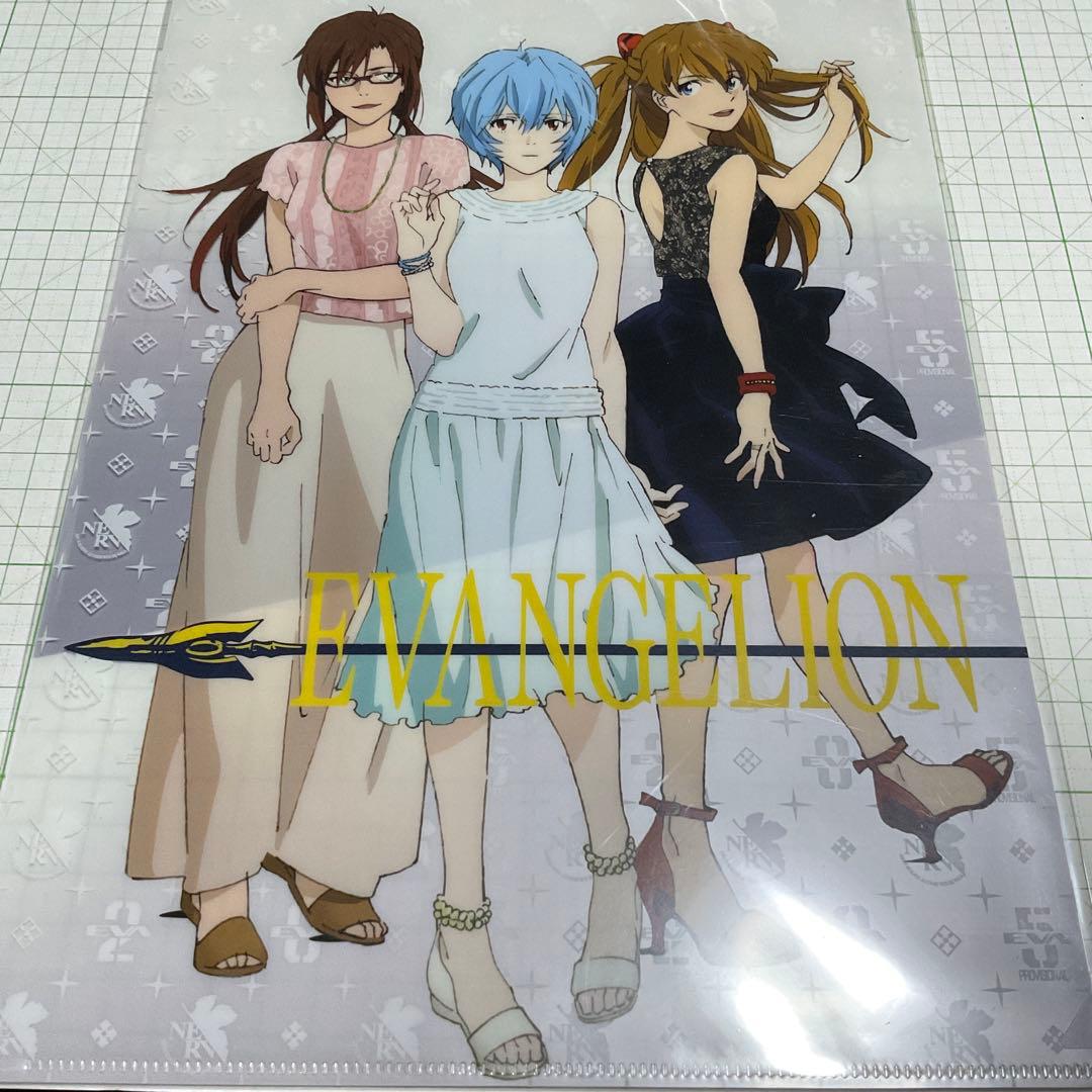 エヴァンゲリオン 6th アスカ レイ マリ クリアファイル
