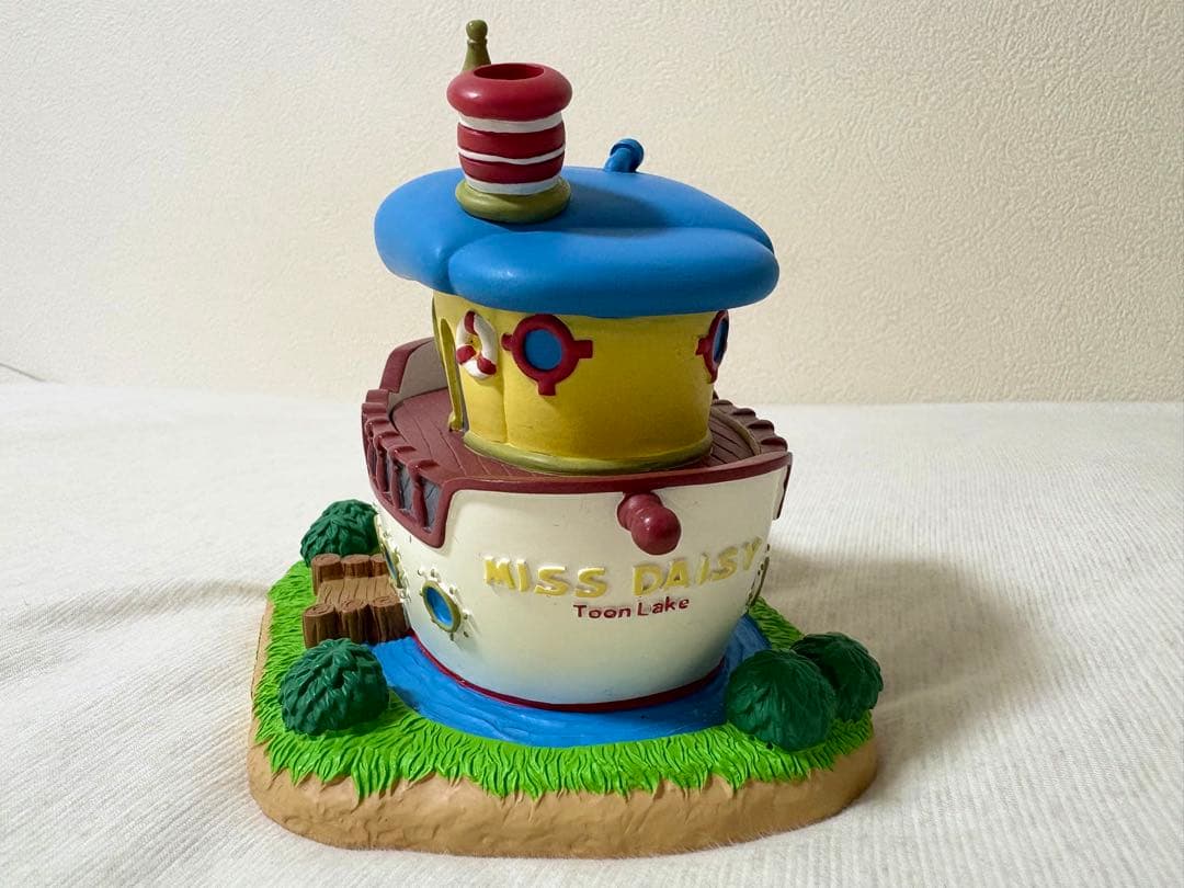 【約30年前の非売品、UCC当選品】ミッキー ミニー ドナルドの家 陶器置物