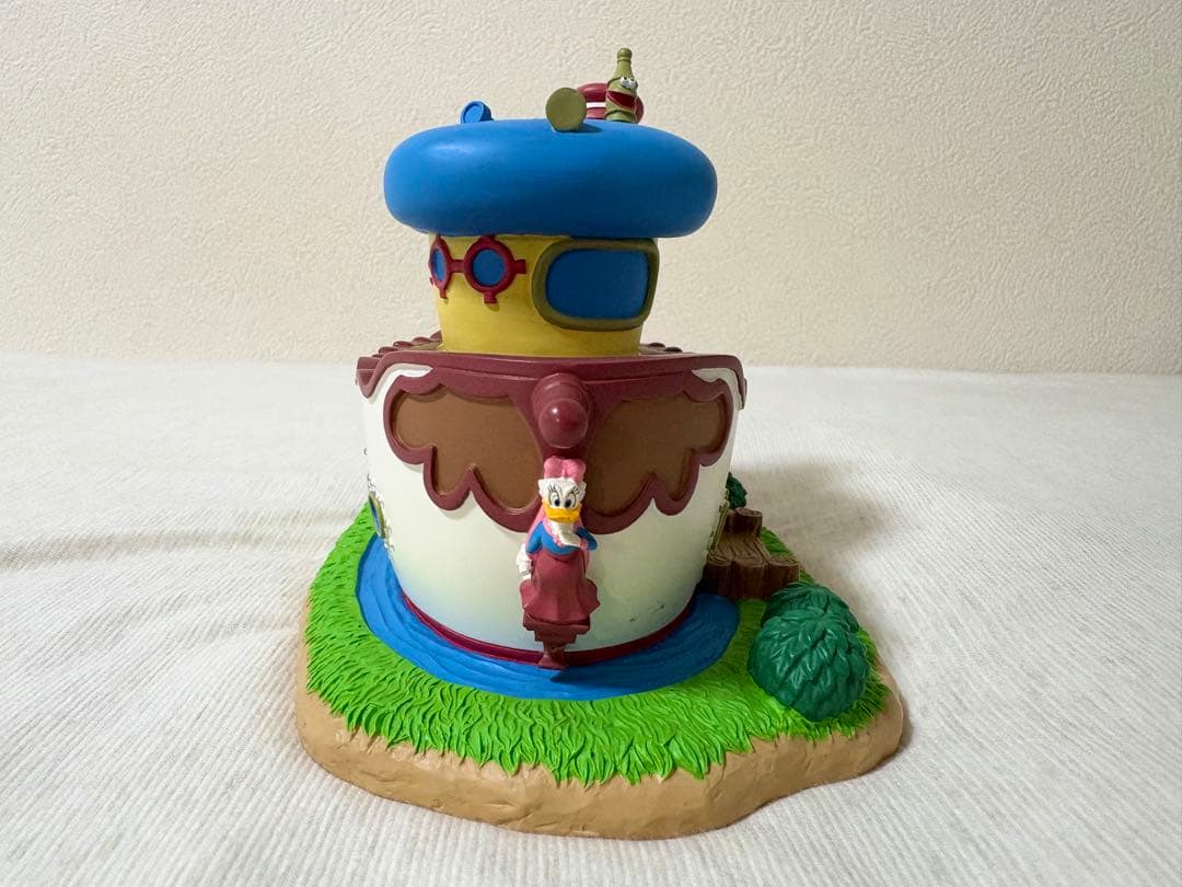 【約30年前の非売品、UCC当選品】ミッキー ミニー ドナルドの家 陶器置物