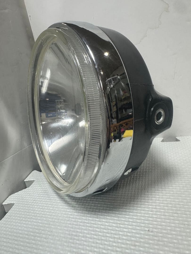 当時物シビエスーパーオスカー180πシビエ凹みレンズ付きヘッドライト/マーシャル