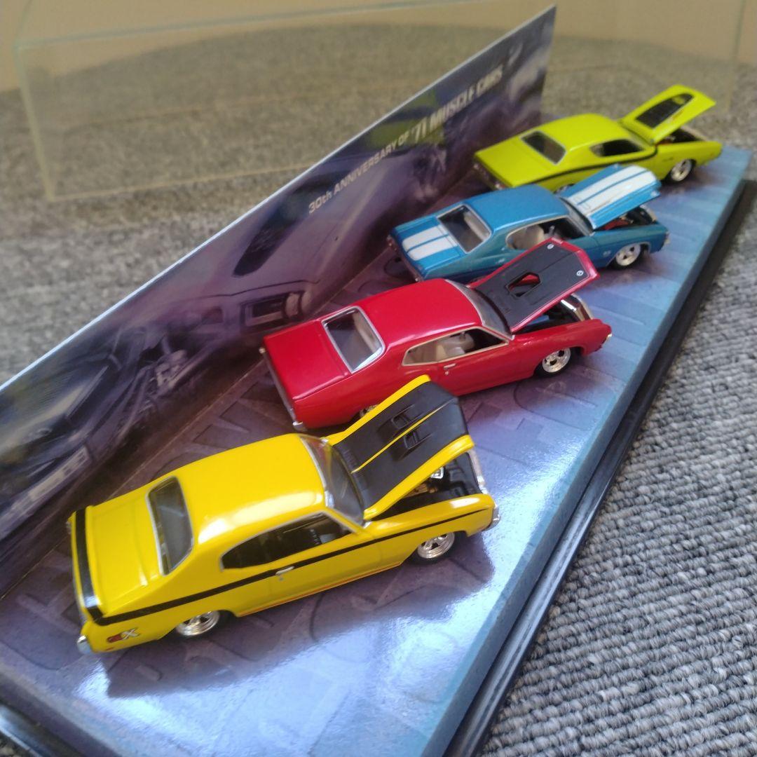 ホットウィール•マッスルカー!!30周年記念 ミニカー 4台セット