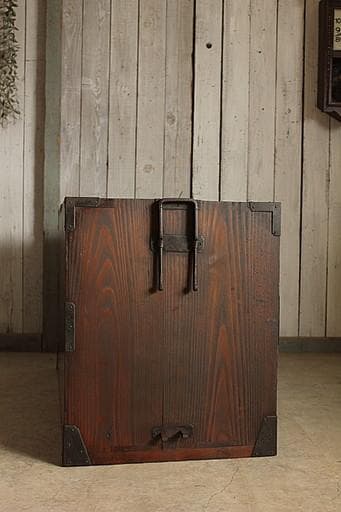 時代　庄内箪笥　2段　時代家具　収納タンス　古家具