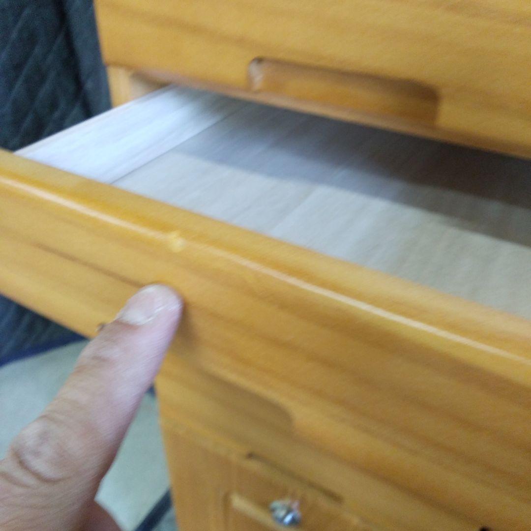 桐製マルチラック収納家具 15引出し+2扉収納