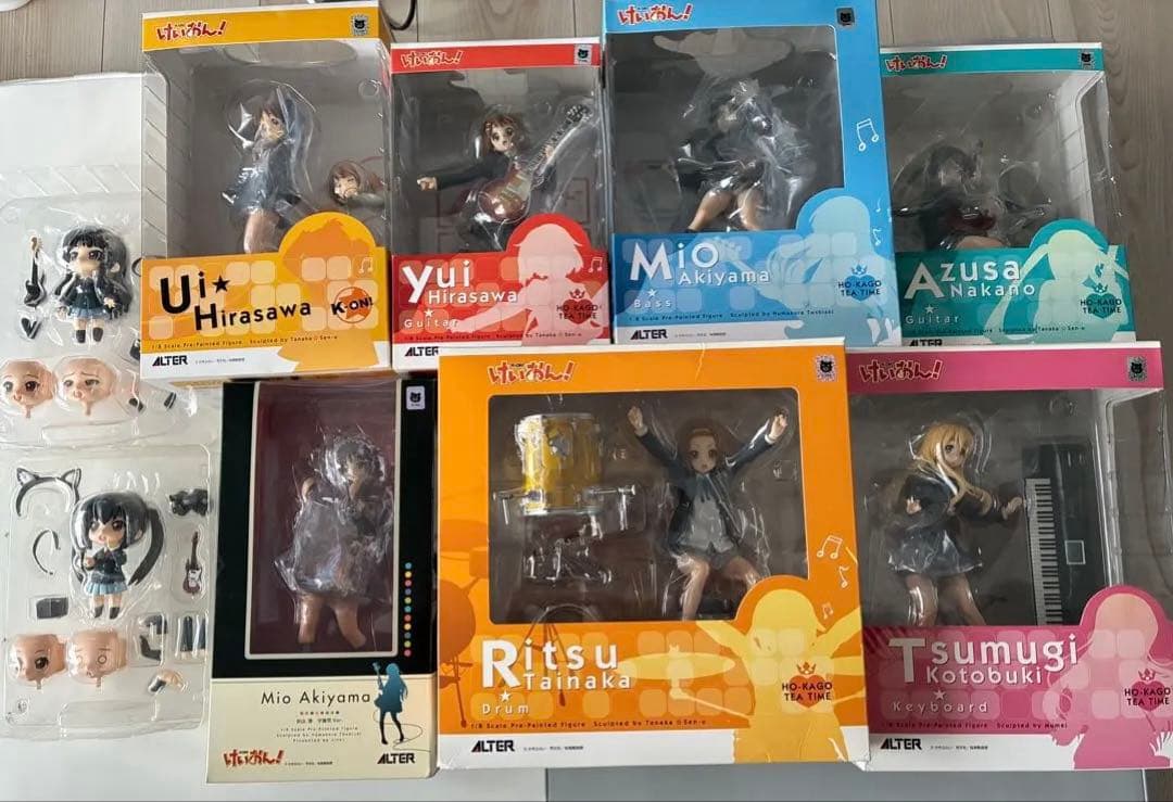 けいおん　アルター＋ねんどろいど　まとめ売りセット