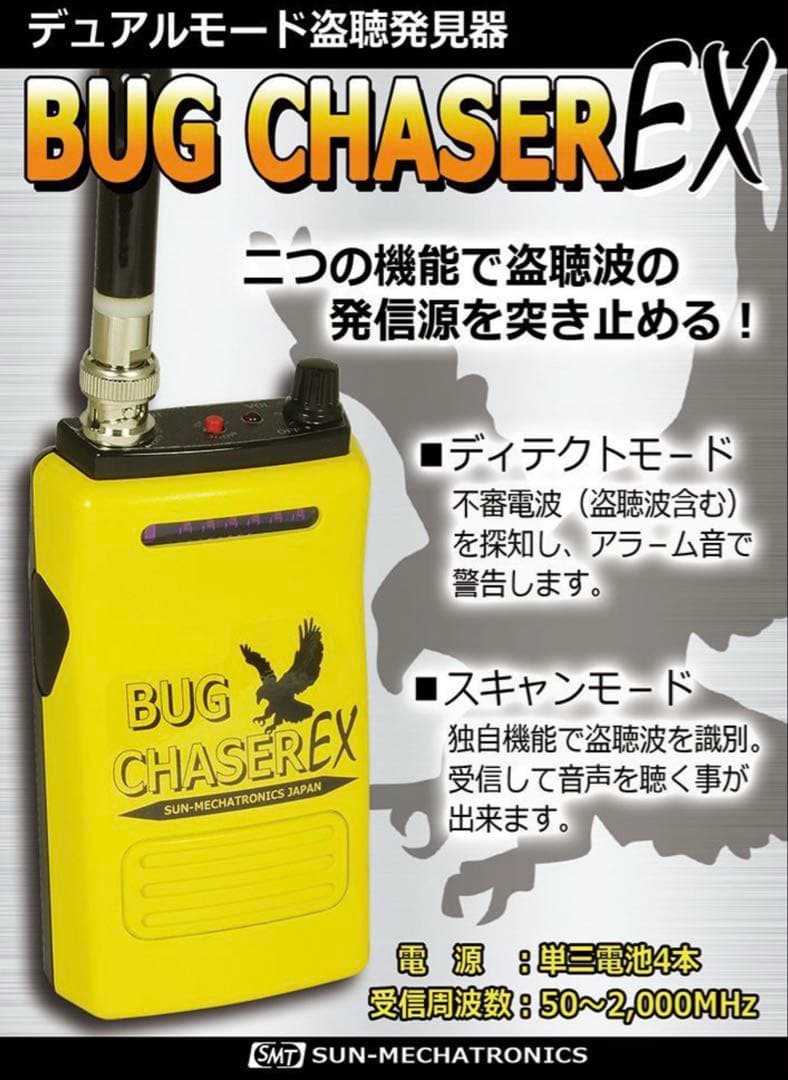 バグチェイサー　盗聴発見機　NATECナテック3エレハンディ八木アンテナ