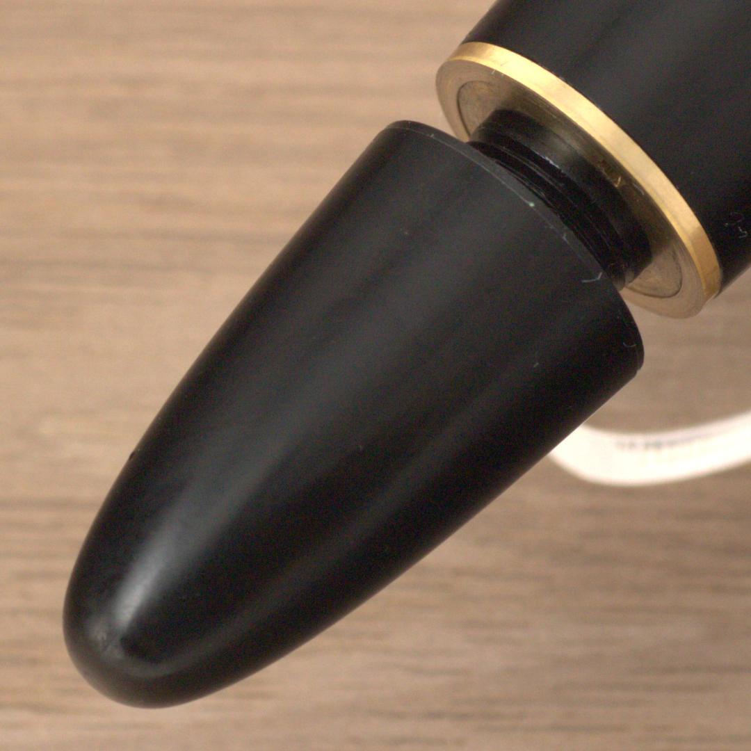 ★美品★　モンブラン　万年筆　149　18C　三帯　F　エボナイト芯　箱インク