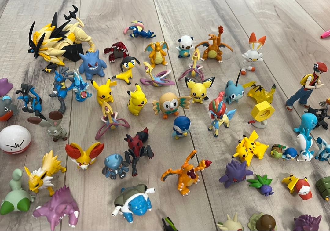 ポケモン　モンコレ スケールワールド　指人形クリア　フィギュア　ジャンク　レア