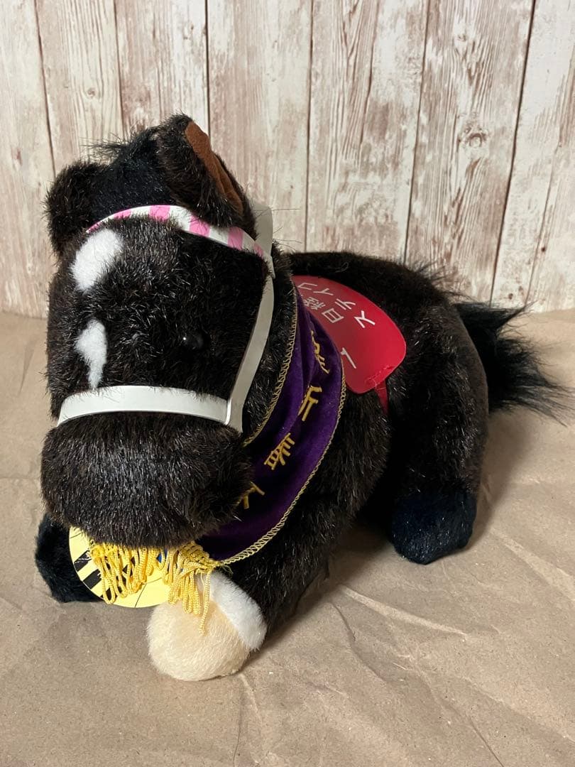 【正規品】ステイゴールド号のぬいぐるみ タグあり タオル付き他おまけ付