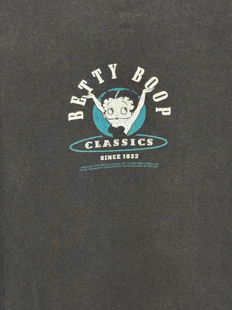 90s BETTY Got Milk？ Tee ブラック M ビンテージ 希少