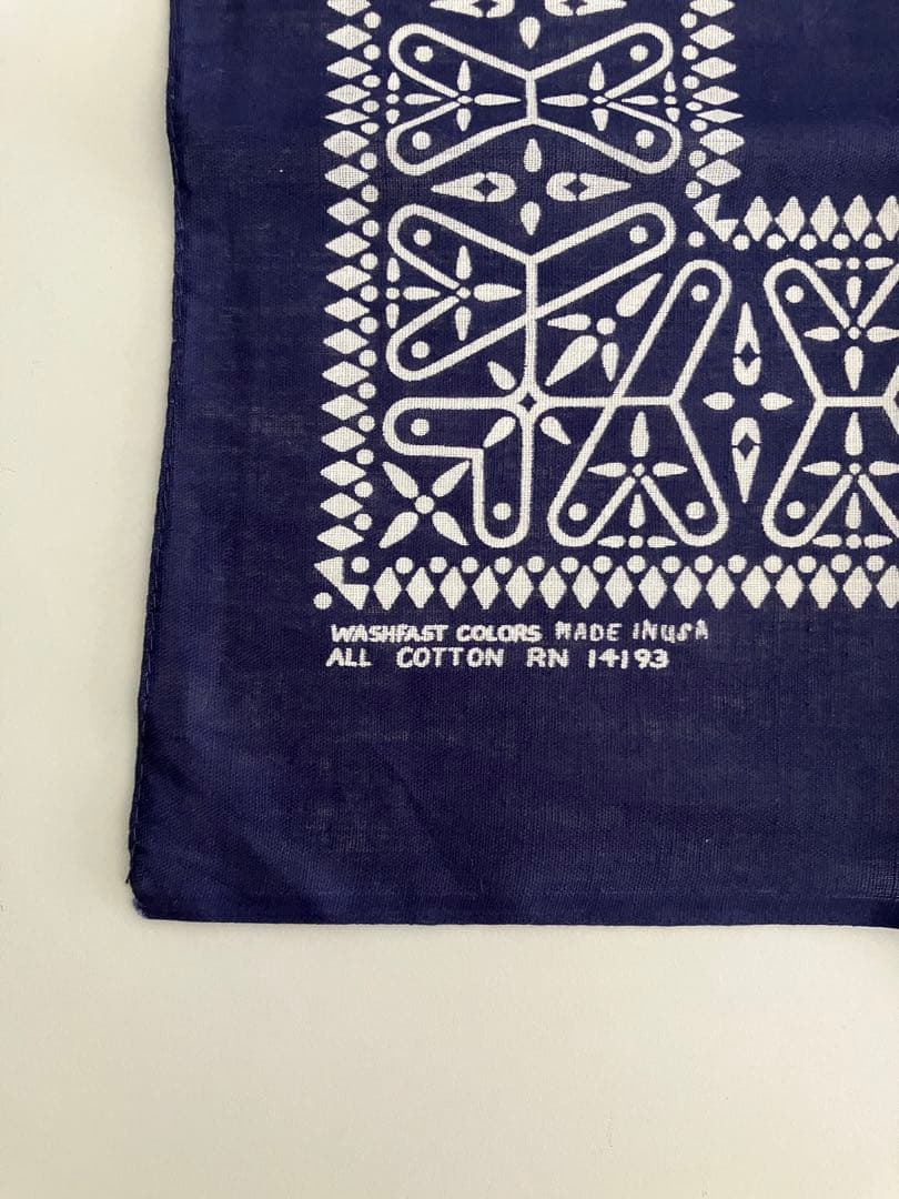 60s クロスバンダナ デッドストック